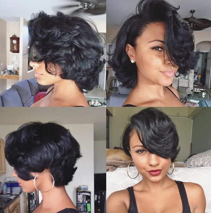 Short Black Haircuts for Women
