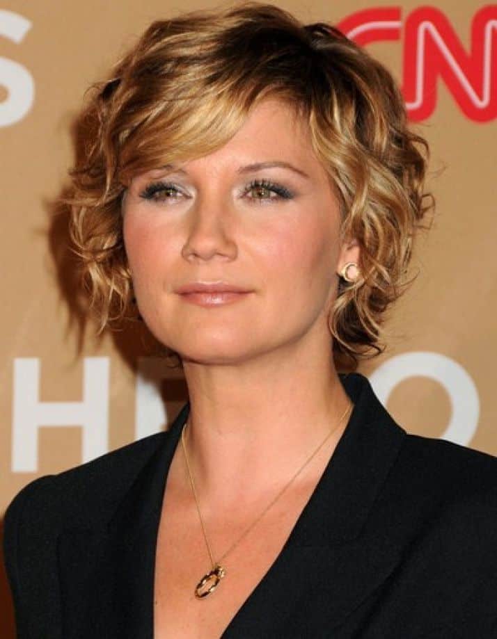 Short Haircuts for Women over 40 with Curly Hair