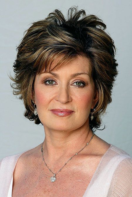 Short Haircuts for Women over 60 with Round Faces