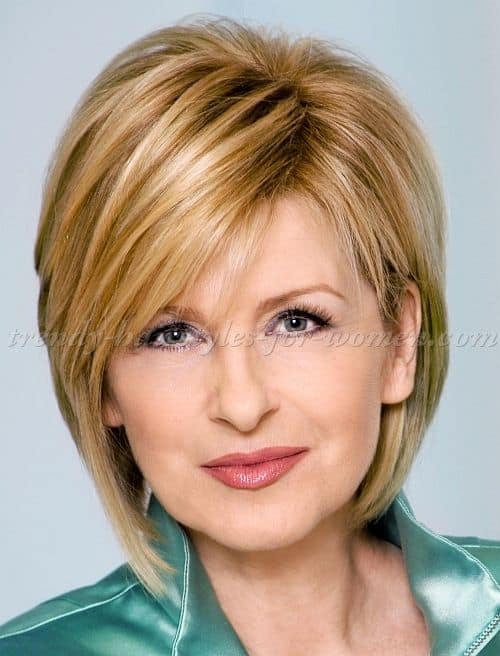 Short to Medium Haircuts for Women over 50