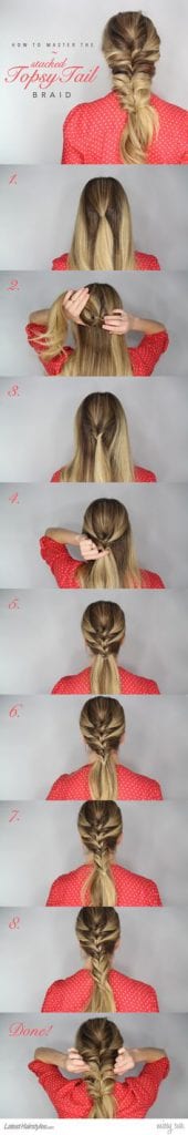 Stacked Topsy Tail Braid 