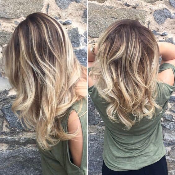 Balayage Ombre Hair Color