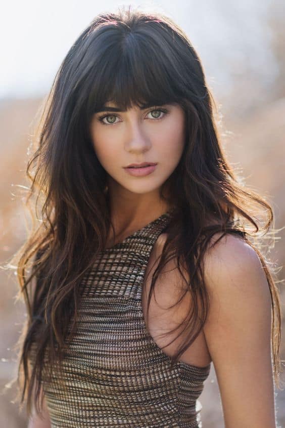 Best Long Hairstyles with Bangs