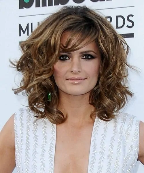 Medium Length Layered Hairstyles for Thick Curly Hair