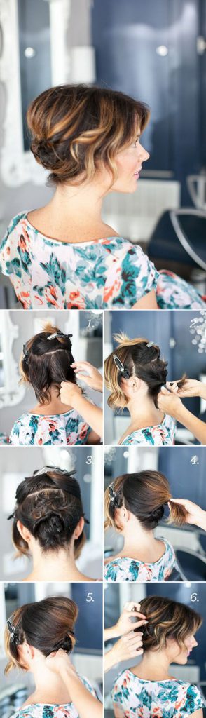 Quick Updos for Short Hair