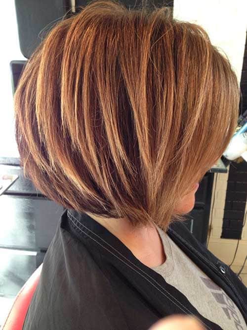 Short Bob Hairstyles Stacked in the Back