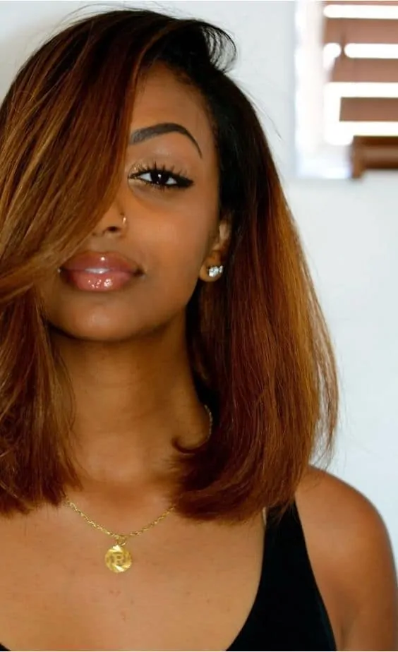 Shoulder Length Hairstyles for Black Women
