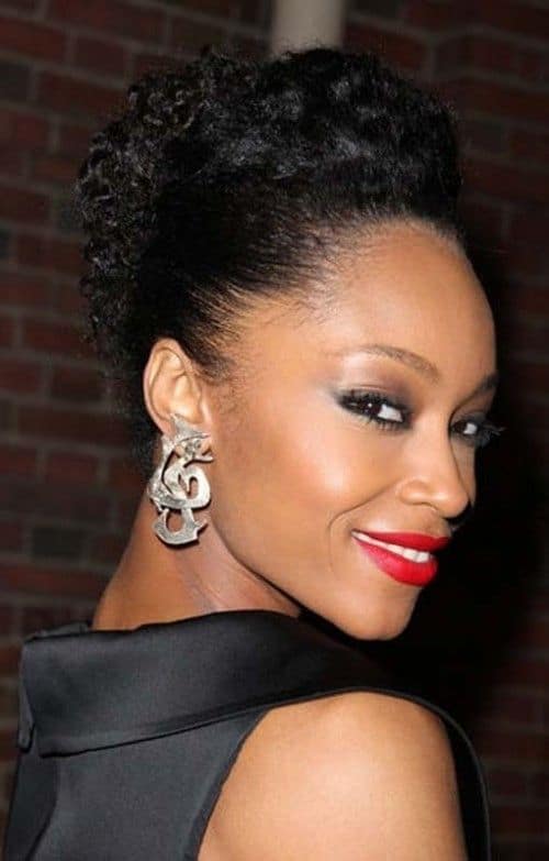 Updos for Short Hair African American