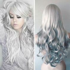 Beautiful Icy Blonde Winter Hair Color
