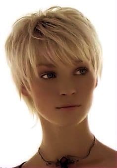 Cute Short Blonde Haircuts for woman