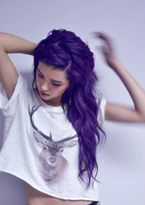 Dark Purple Hair 2017