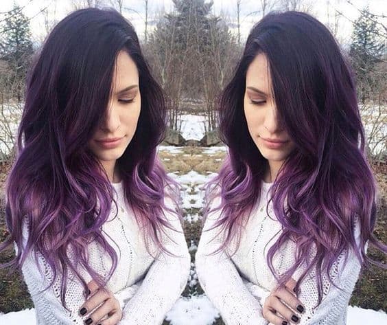 Dark Purple Lavender Lilac Hair Color