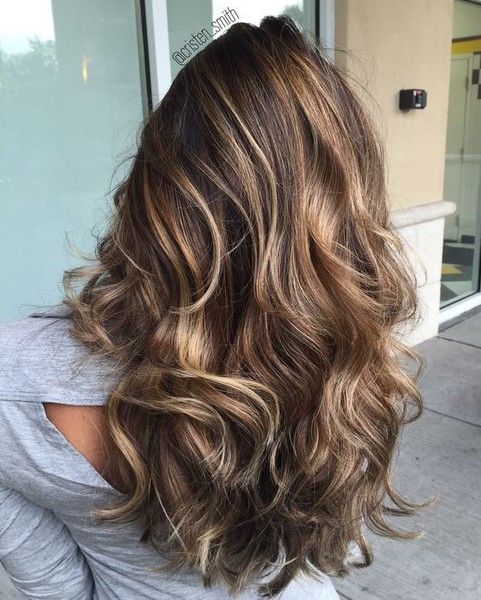 Ashy Balayage Hair Color Ideas for Brunettes