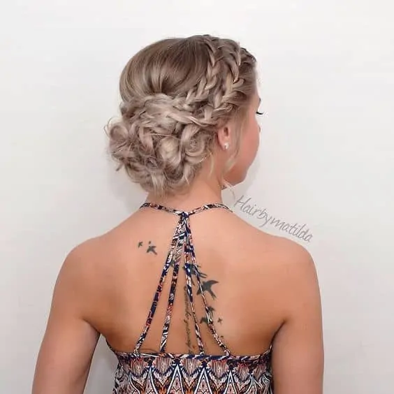 Beautiful Braided Updos for Prom