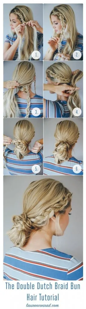 updos for long hair with braids