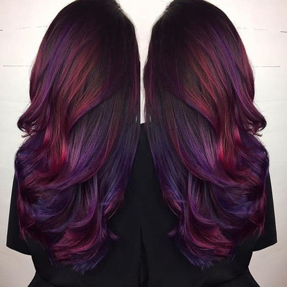 Burgundy Ombre Hair Color