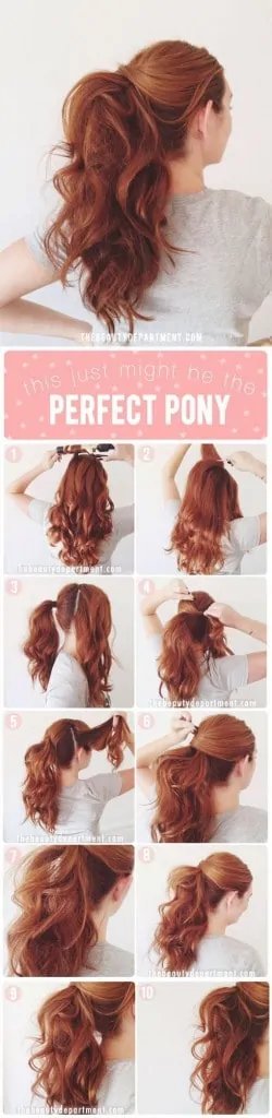 Cute Perfect Pony Hairstyle Tutorial