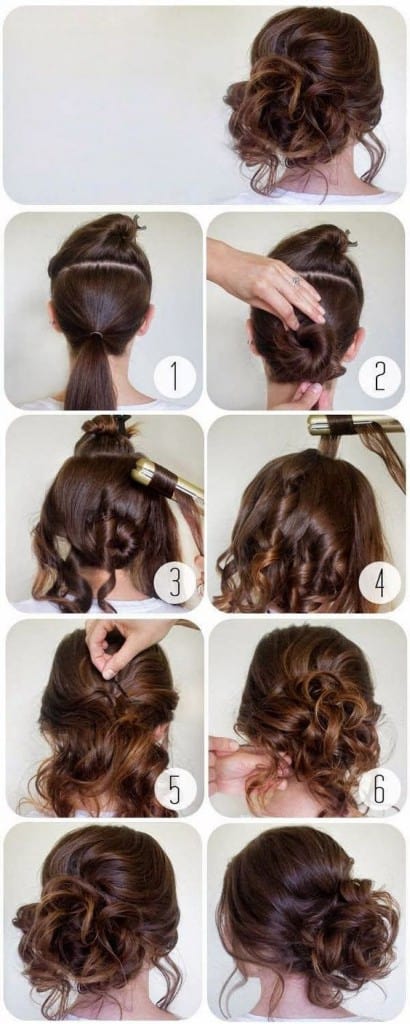Easy Updos for Long Hair Step-By-Step Tutorial