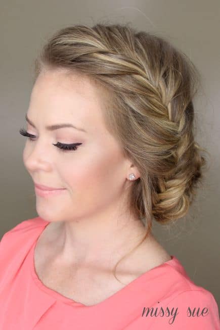 Fabulous French Braid Updo Hairstyles
