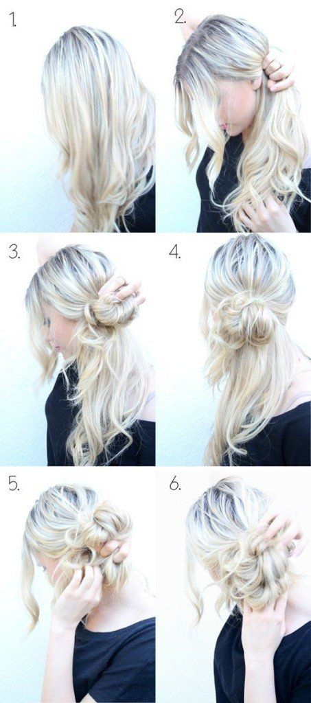 updos for long hair casual