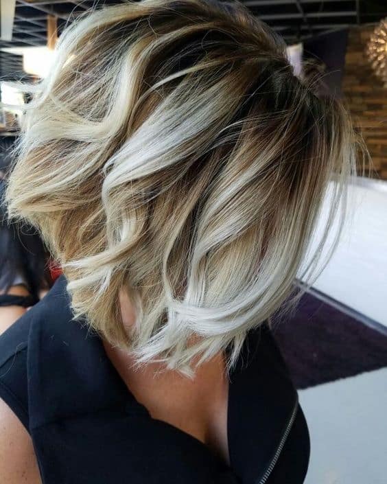 Short Layered Hair with Natural Color