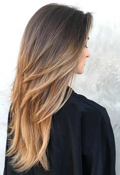 Shoulder-Length Layers for Long Hair
