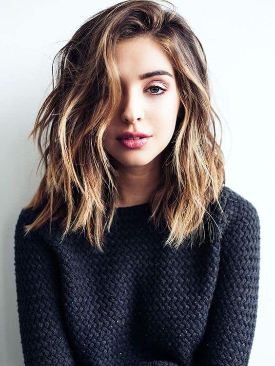 Cute Shoulder Length Hairstyles with Layers