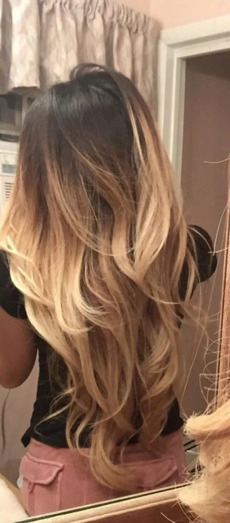 Cute blonde ombre balayage