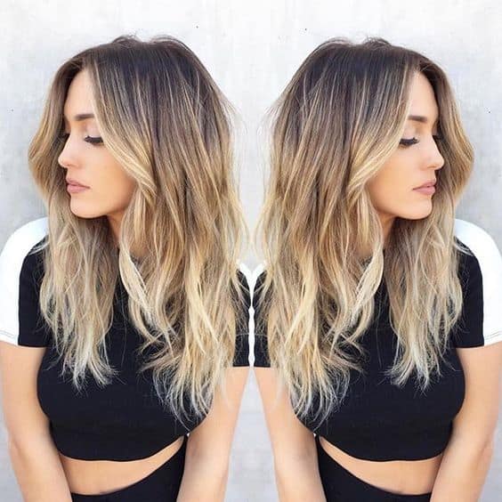 Fabulous Ombre Dark to Light Hair Color