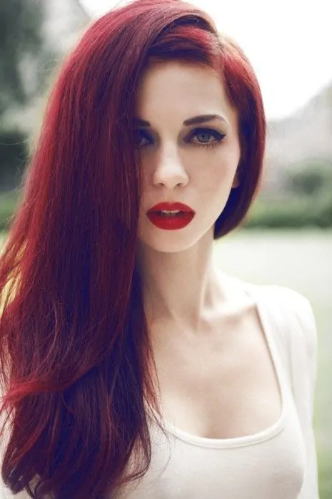 Glamour Red Hair Color Ideas