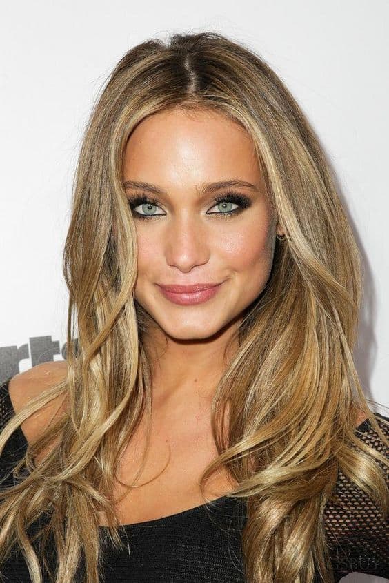 Brown to Blonde Layered hairstyle for long hair