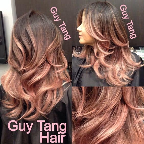 Rose Gold Hair Asian from Guy Tang