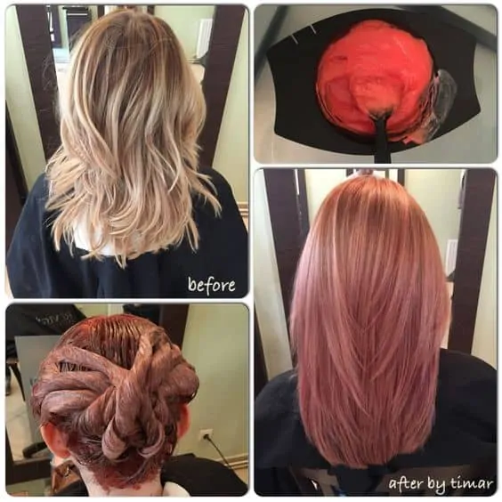 Rose Gold Hair Formula