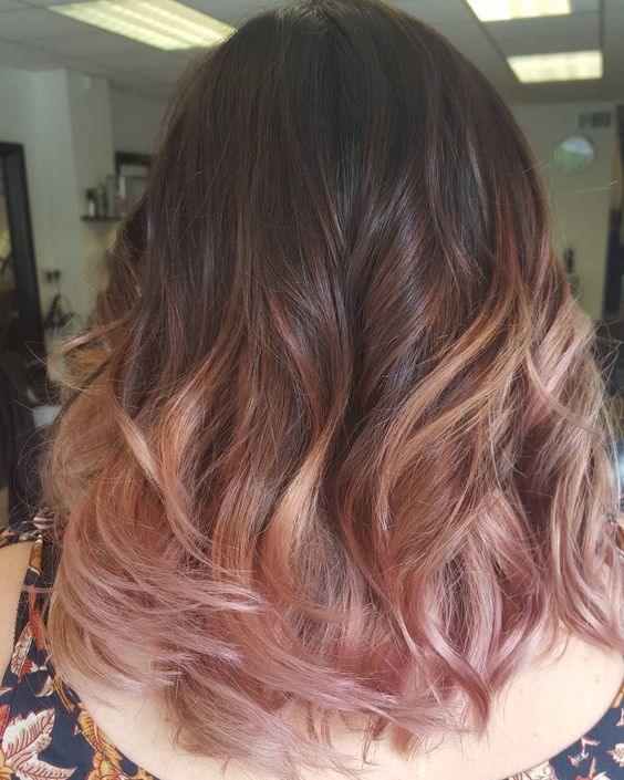 Rose Gold With Deep Root