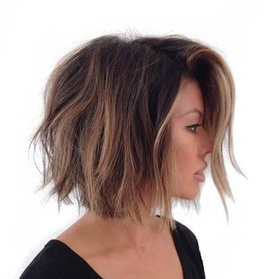 Short haircuts with Balayage Hair color for Summer
