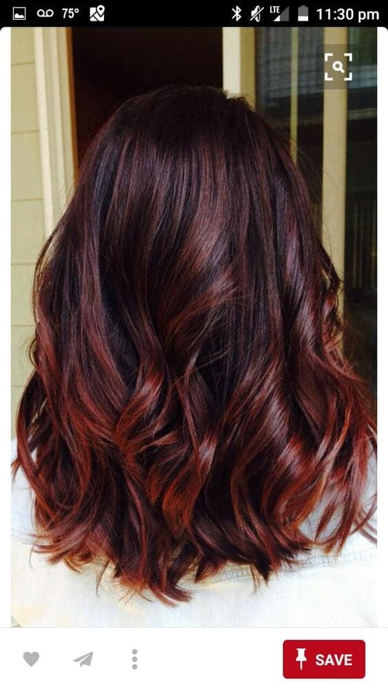 pretty hair color for brunettes ideas