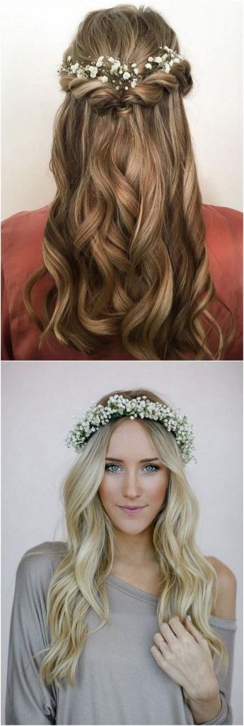 pretty wedding haistyle that you can try