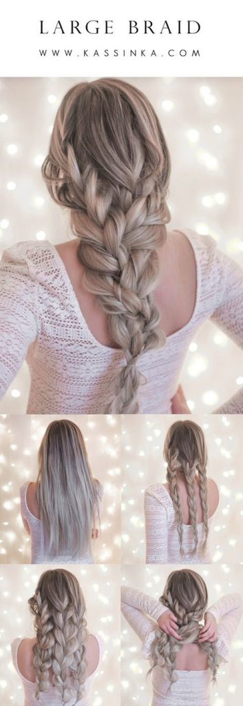 tutorial for long hair for braid hairstyles