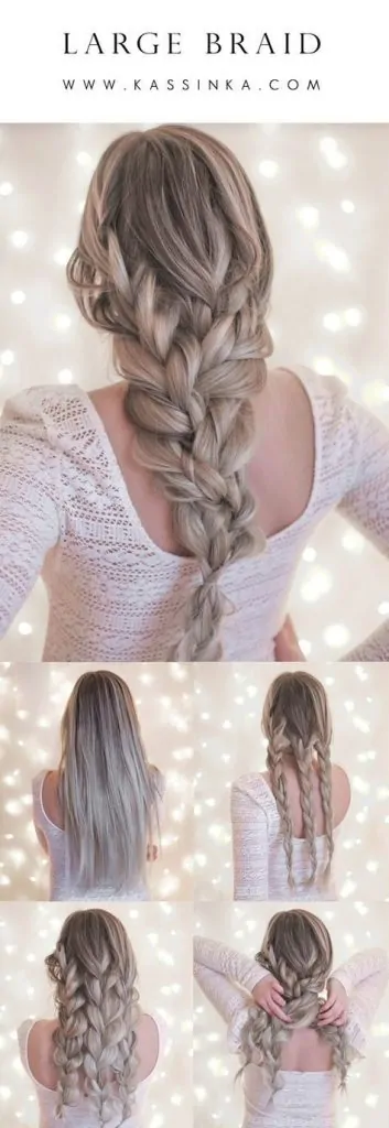 tutorial for long hair for braid hairstyles