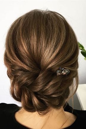 wedding braid hairstyle medium hair