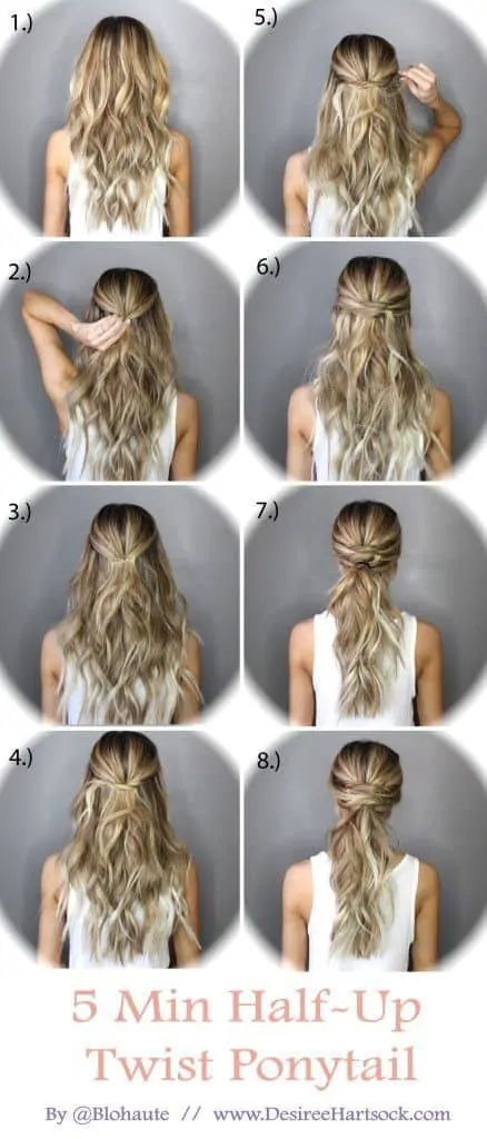 the best tutorial for ponytail hair!