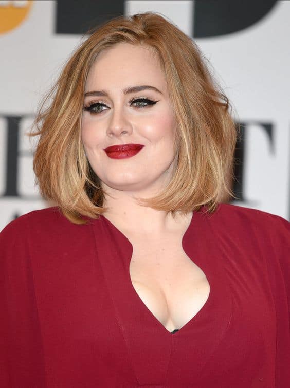 Adele short bob hairstyles