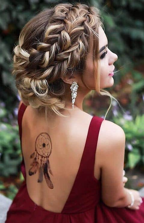 Beautiful prom night hair
