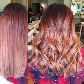 Stunning rose gold hair ideas