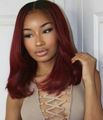 9+ Top Red & Natural Black Hairstyles