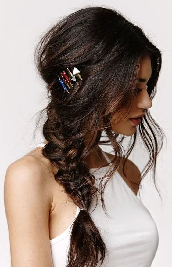 Amazing Beaded Hair For Long Hairstyles