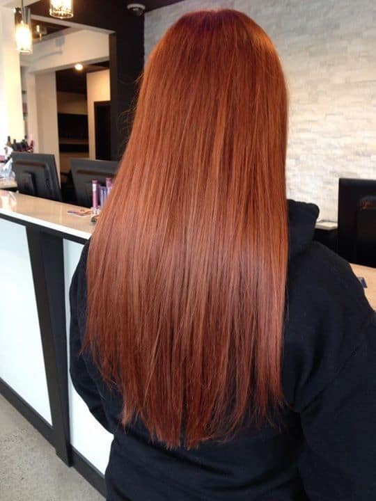Copper Long Straight Hair - Trend Hair 2019