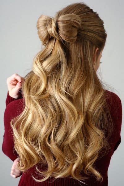 Cute Ribbon Style Hair for Valentine's Day 2019