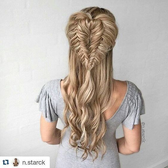 Elegant Long Hairstyles Ideas For Valentine's Day