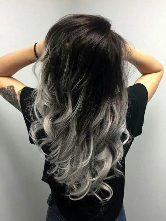 black and grey hairstyles